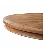 Table ronde manguier solaris naturel - 135x135x76 cm