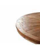 Table ronde manguier solaris naturel - 135x135x76 cm