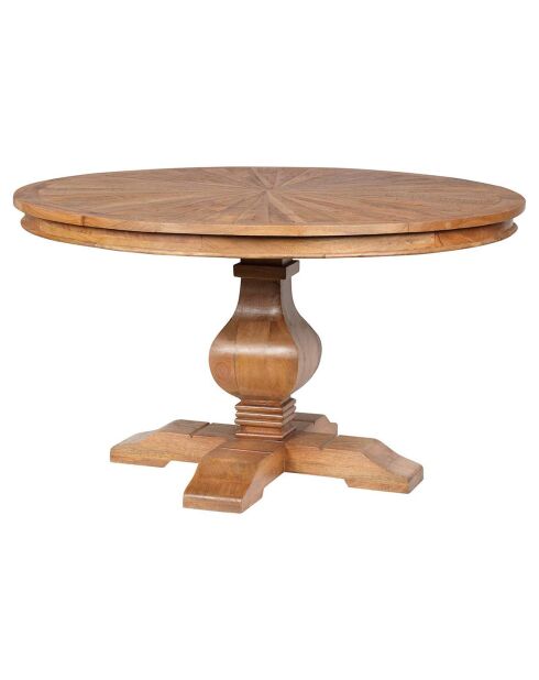 Table ronde manguier solaris naturel - 135x135x76 cm