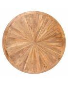 Table ronde manguier solaris naturel - 135x135x76 cm