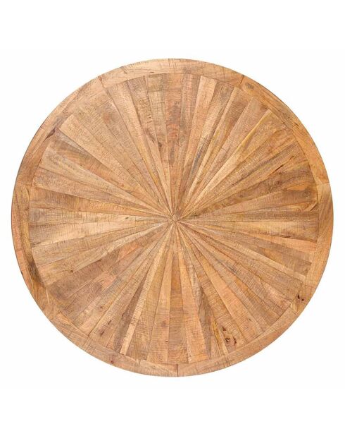 Table ronde manguier solaris naturel - 135x135x76 cm