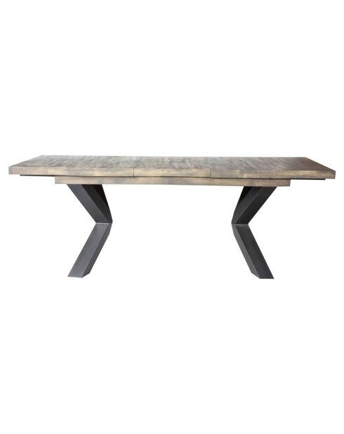 Table semi haute manguier new york marron - 140x90x92 cm