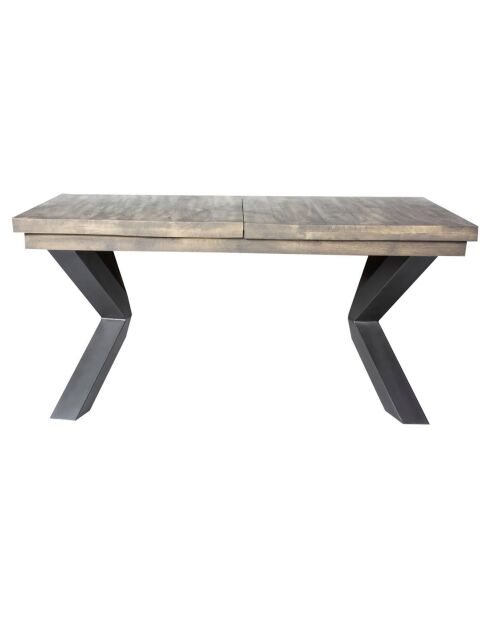 Table semi haute manguier new york marron - 140x90x92 cm