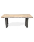 Table de repas en acacia massif forest brut - 180x90x76 cm