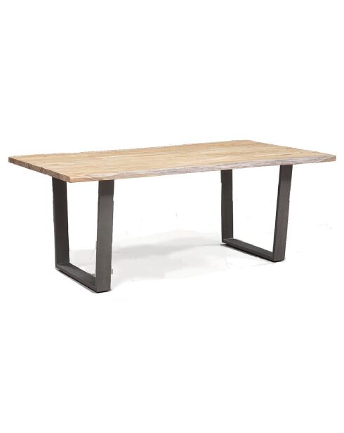 Table rectangulaire massif acacia forest brut - 160x90x76 cm