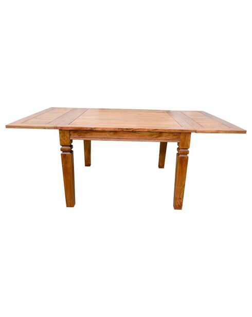 Table de repas carré marron - 115x115x76 cm