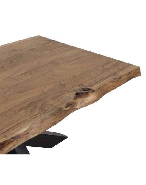 Table basse acacia bunting marron - 130x70x45 cm