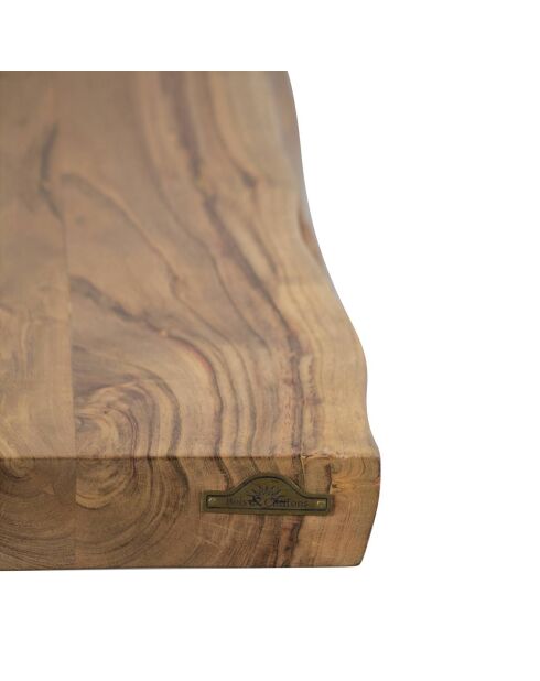 Table basse acacia bunting marron - 130x70x45 cm