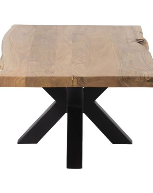 Table basse acacia bunting marron - 130x70x45 cm