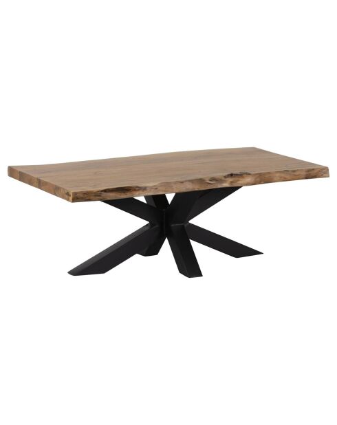 Table basse acacia bunting marron - 130x70x45 cm