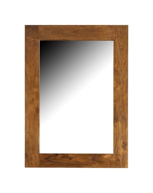 Petit miroir en acacia gordon brun/miel - 140x4x90 cm
