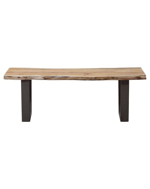 Banc en bois acacia forest brut - 130x36x46 cm