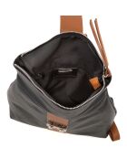 Sac à dos en Cuir Azalea noir - 30x31x11 cm