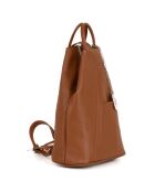 Sac à dos en Cuir Renata cognac - 24.5x30x7 cm