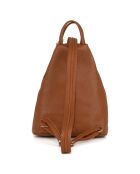 Sac à dos en Cuir Renata cognac - 24.5x30x7 cm