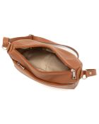 Orlanda cognac leren schoudertas - 29x23x12 cm