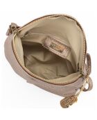 Borsa a tracolla Beverly in pelle color bronzo - 22x18x2 cm