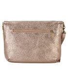 Borsa a tracolla Beverly in pelle color bronzo - 22x18x2 cm