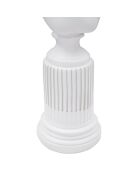 Sculpture statue de femme avec socle  blanc - 15x14.5x39.5 cm