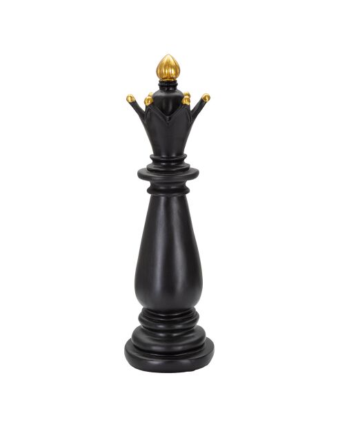 Décoration Evêque noir/doré - 14.5x14.5x40.5 cm