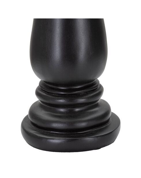 Decoración de obispo negro/dorado - 14,5x14,5x40,5 cm