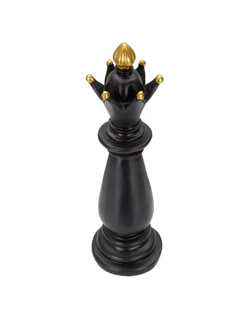 Décoration Evêque noir/doré - 14.5x14.5x40.5 cm