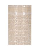 Lampe de table Graphes crème - 14-30x14-30x42-30 cm