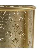 2 vases Golvy dorés - 23x23x42 cm