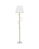 Lampadaire  doré/blanc - 52 35x35 35x22 35 cm