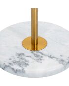 Lampadaire  doré/blanc - 52 35x35 35x22 35 cm