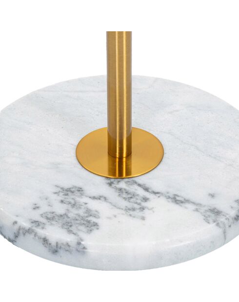 Lampadaire  doré/blanc - 52 35x35 35x22 35 cm
