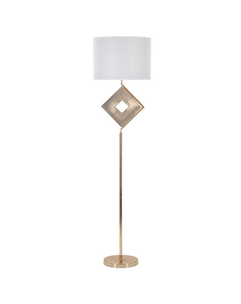 Lampadaire Move doré/blanc - 100 35x32 35x11 35 cm