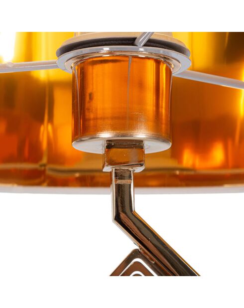 Lampadaire Move doré/blanc - 100 35x32 35x11 35 cm