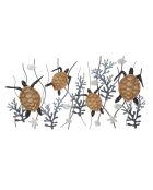 Panneau en fer Felix Tortue multicolore - 135x7.5x73 cm
