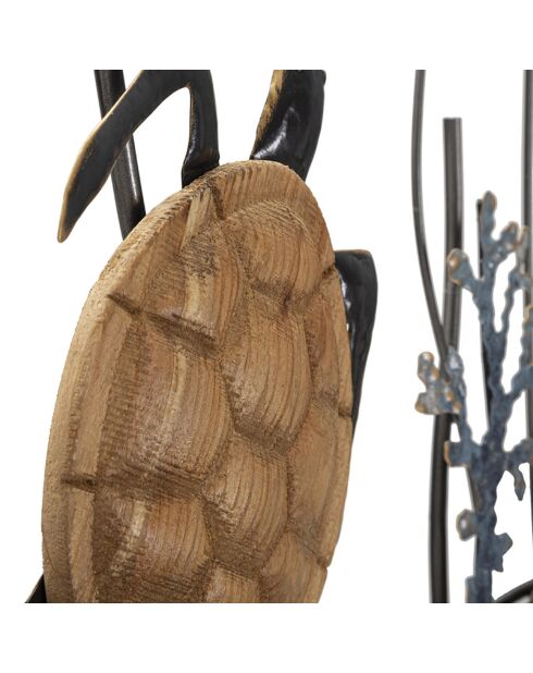 Panel de hierro multicolor Felix Turtle - 135x7,5x73 cm