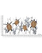 Panneau en fer Felix Tortue multicolore - 135x7.5x73 cm