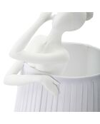 Lampe de Ballet blanche - 70.5x31x33 cm