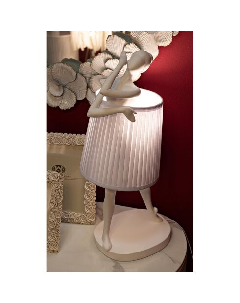 Lampe de Ballet blanche - 70.5x31x33 cm