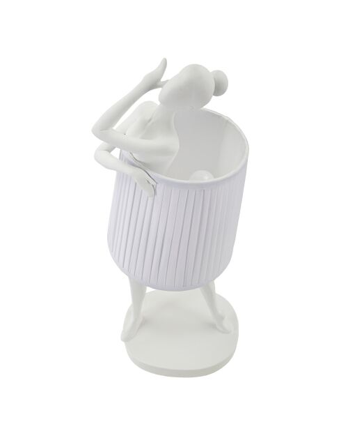 Lámpara de ballet blanca - 70,5x31x33 cm