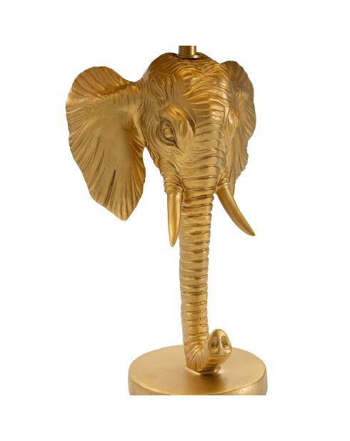 Lampe de Table Éléphant doré/noir - 21-30x15-30x44-30 cm