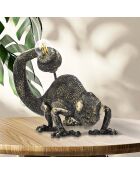 Lampe Caméléon  noir/doré - 44.2x23.7x34.2 cm