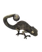 Lampe Caméléon  noir/doré - 44.2x23.7x34.2 cm