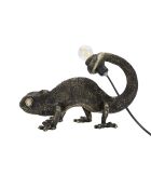 Lampe Caméléon  noir/doré - 44.2x23.7x34.2 cm