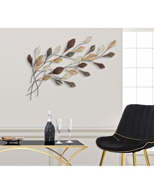 Branche de panneau de fer multicolore - 91x8x48 cm