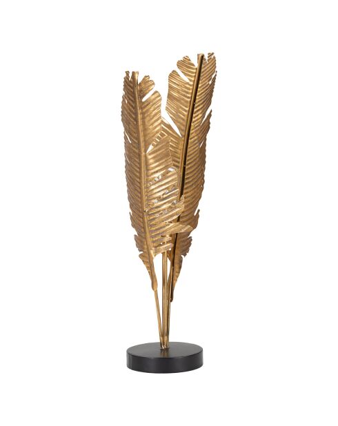 Lampadaire Palmier  doré - 27x27x134 cm