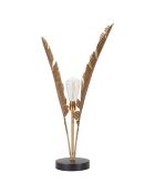 Lampadaire Palmier  doré - 27x27x134 cm