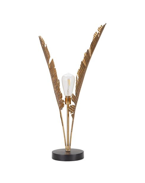 Lampadaire Palmier  doré - 27x27x134 cm