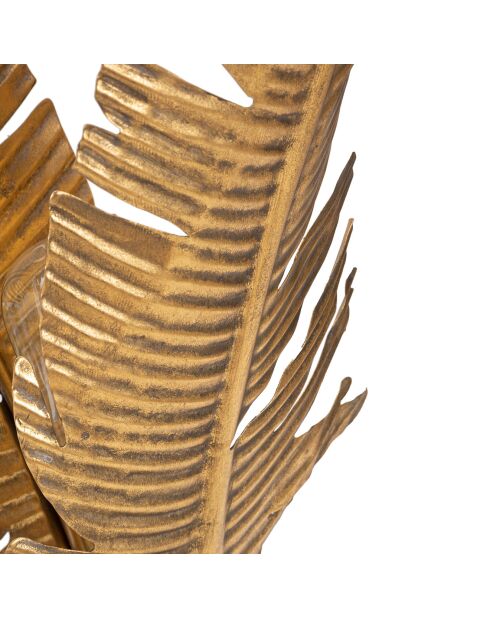 Lampadaire Palmier  doré - 27x27x134 cm