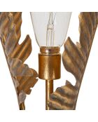 Lampadaire Palmier  doré - 27x27x134 cm