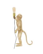 Lampe de table Singe dorée - 60x32x20 cm